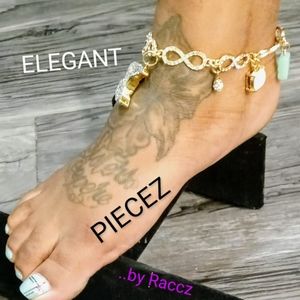 HAND MADE CHARM ANKLET AND BRACLETZ